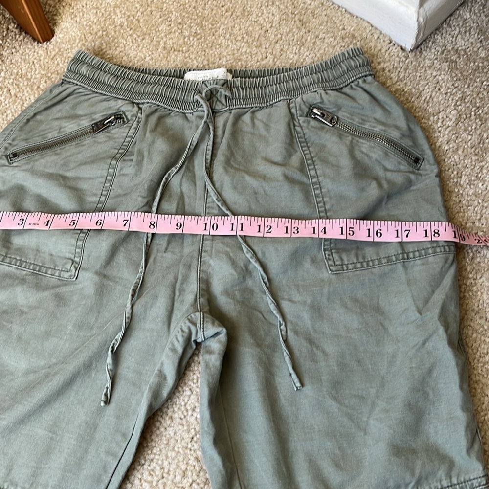 Abercrombie & Fitch Women's Moto Green Cotton Blend Utility Joggers, Size XS - Picture 12 of 15